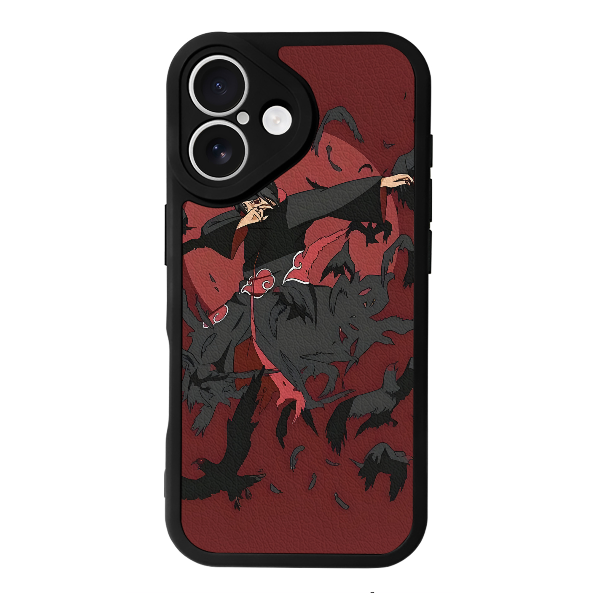 （画像用） NARUTO -ナルト- NARUTO -ナルト- 疾風伝 【iPhone 16シリーズ対応】シリコンスマホケース（レザー調） 材質：シリコン